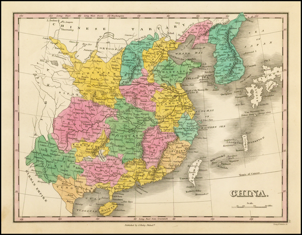 88-China and Korea Map By Anthony Finley