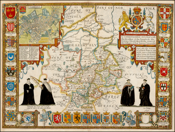 57-British Isles Map By John Speed