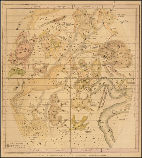 60-Celestial Maps Map By Elijah J. Burritt