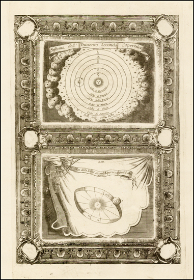 23-Celestial Maps Map By Vincenzo Maria Coronelli