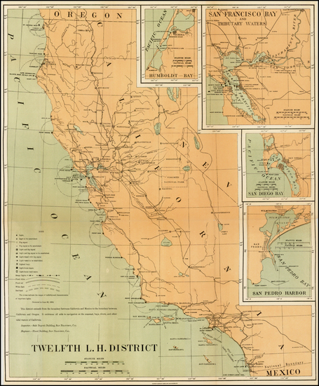 63-California Map By Andrew B. Graham