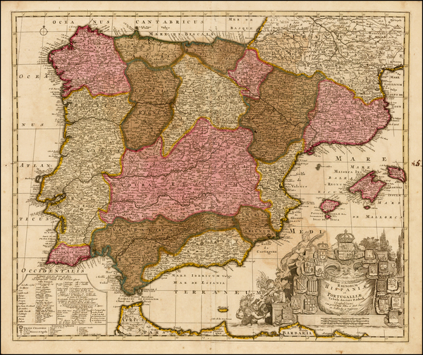 8-Spain and Portugal Map By Peter Schenk