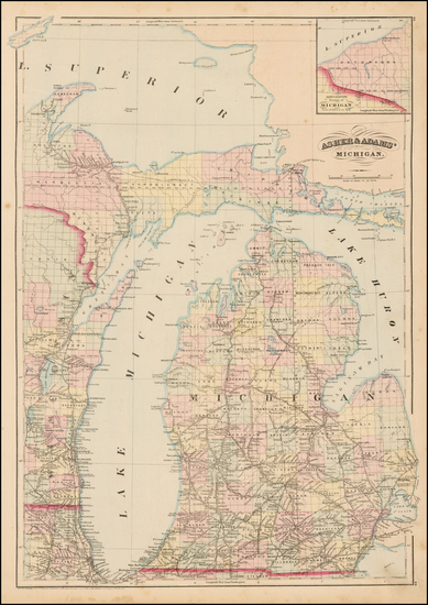 72-Midwest Map By Asher  &  Adams