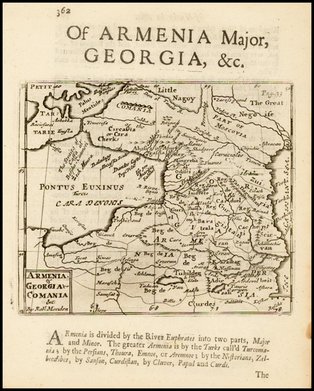 28-Central Asia & Caucasus Map By Robert Morden