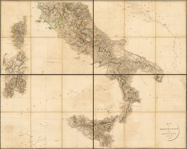 4-Italy Map By Aaron Arrowsmith