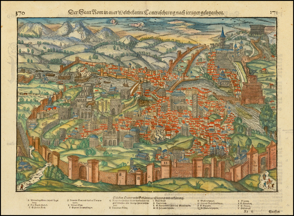 6-Italy Map By Sebastian Munster