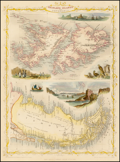 71-South America Map By John Tallis