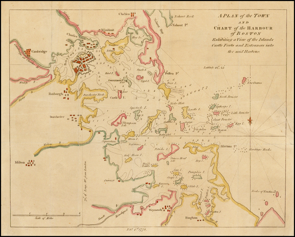 24-New England Map By Gentleman's Magazine