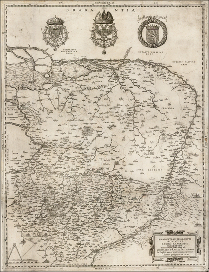 58-Netherlands Map By Giovanni Orlandi / Michael Tramezzino