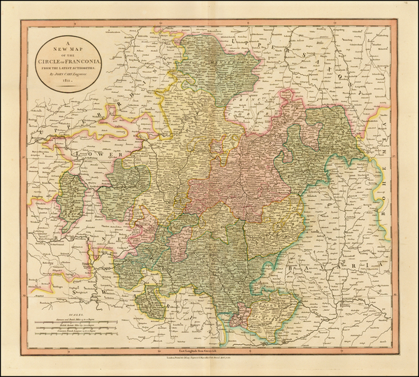 42-Germany Map By John Cary
