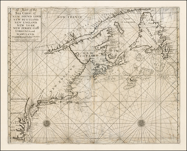 32-New England, Mid-Atlantic and Canada Map By William Mount / Thomas Page