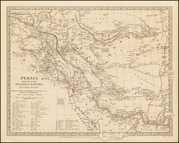 74-Central Asia & Caucasus and Middle East Map By SDUK