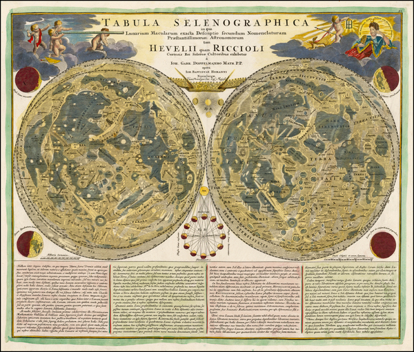 78-Celestial Maps and Curiosities Map By Johann Baptist Homann