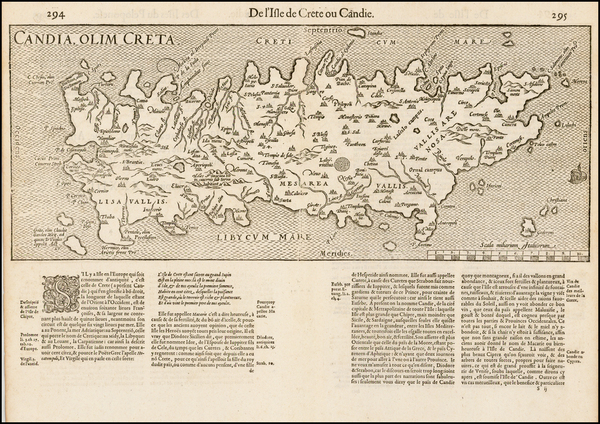 7-Balearic Islands and Greece Map By Francois De Belleforest