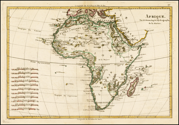 31-Africa and Africa Map By Rigobert Bonne