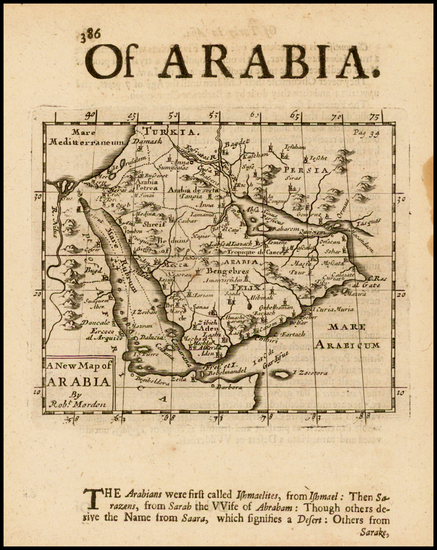 99-Middle East Map By Robert Morden