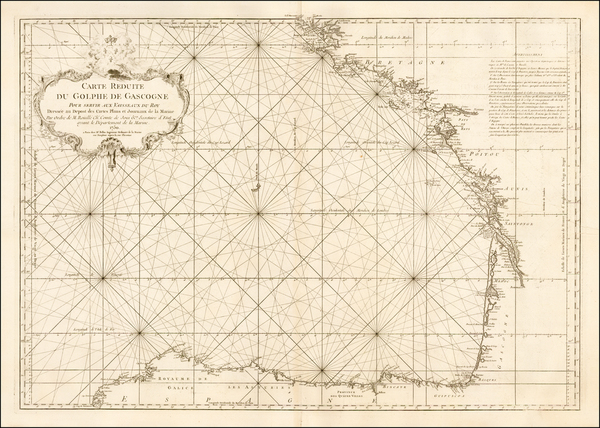 2-France and Spain Map By Jacques Nicolas Bellin