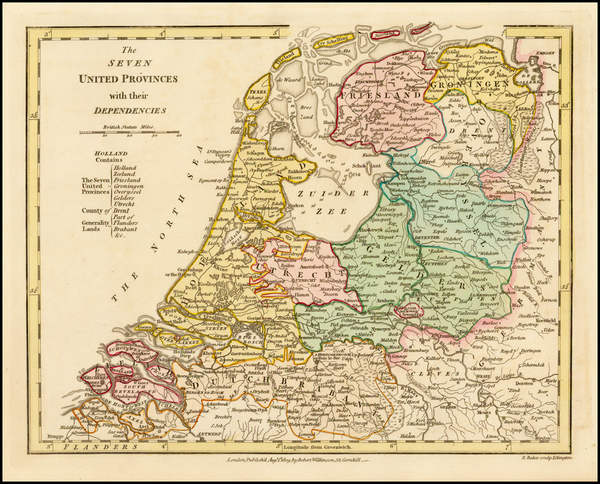 76-Netherlands Map By Robert Wilkinson