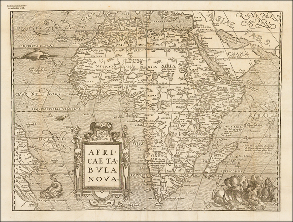 29-Africa and Africa Map By Francois De Belleforest