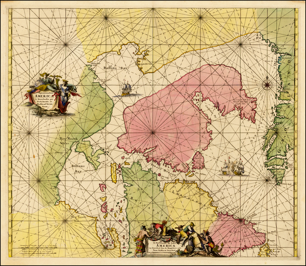 28-Polar Maps and Canada Map By Frederick De Wit