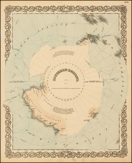 9-Polar Maps Map By G.W.  & C.B. Colton