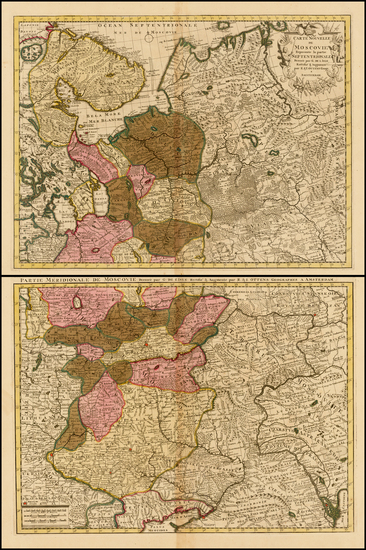 63-Russia and Ukraine Map By Reiner & Joshua Ottens