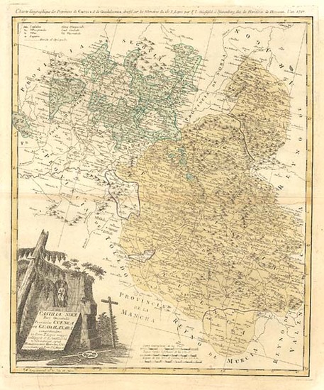 75-Europe and Spain Map By Homann Heirs / Tomás López