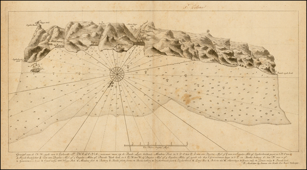 31-Atlantic Ocean, West Africa and African Islands, including Madagascar Map By Johannes II Van Ke