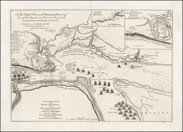 62-Canada Map By Thomas Jefferys