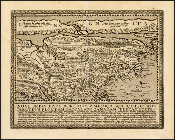 54-Polar Maps, North America and Canada Map By Matthias Quad