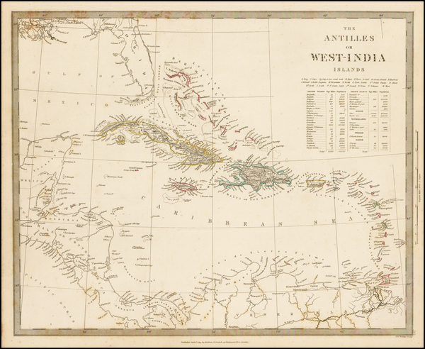 92-Caribbean Map By SDUK