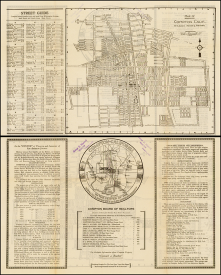 56-California Map By W.S. Jones