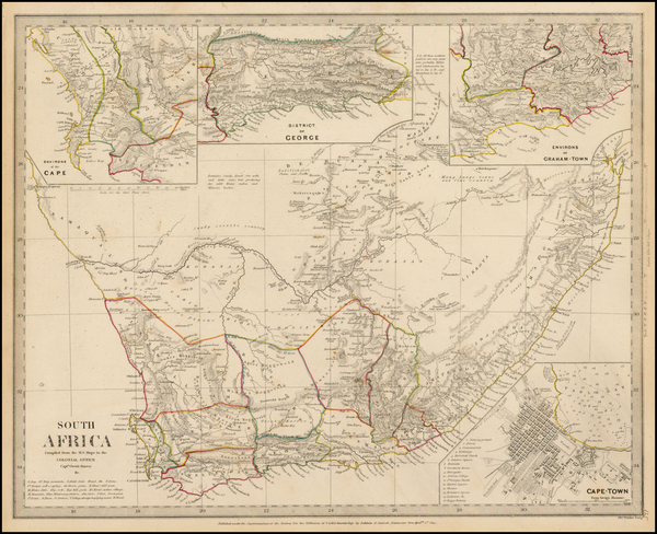 63-South Africa Map By SDUK