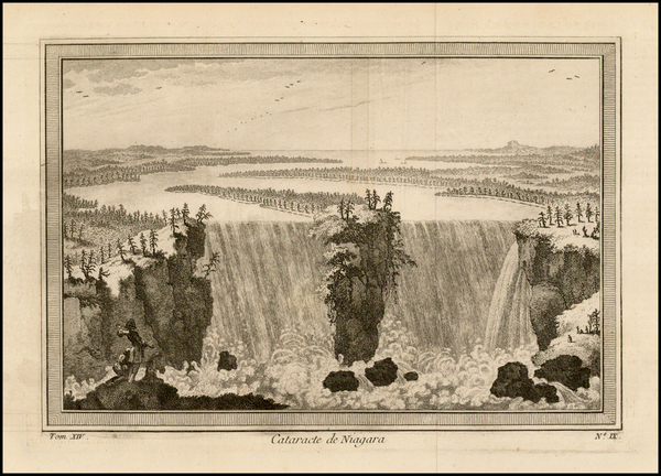 3-Canada Map By Jacques Nicolas Bellin