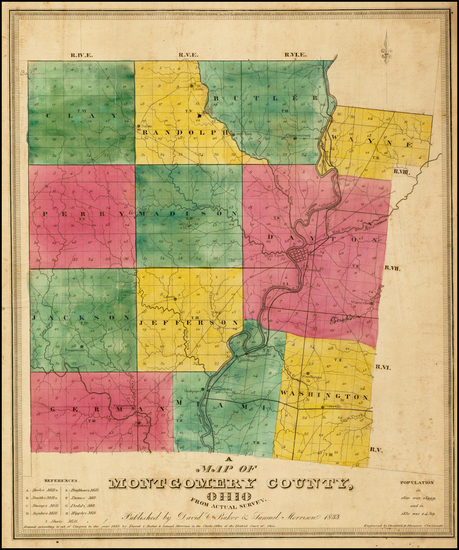 4-Midwest Map By Samuel Bishop Munson  &  Curtis M. Doolittle