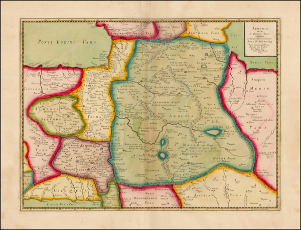 28-Central Asia & Caucasus and Turkey & Asia Minor Map By Philippe de la Rue