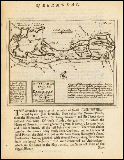 95-Atlantic Ocean and Caribbean Map By Robert Morden