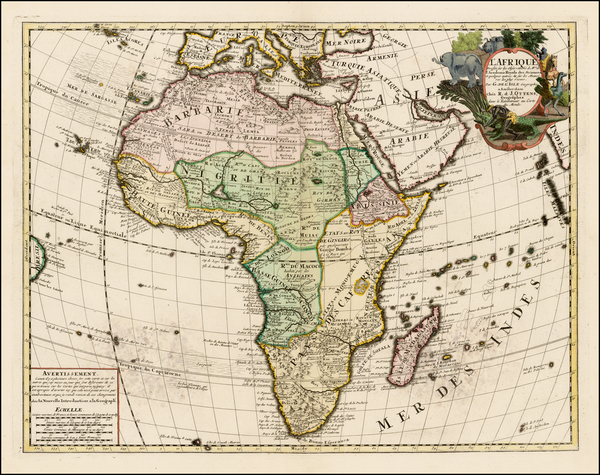 6-Africa and Africa Map By Reiner & Joshua Ottens