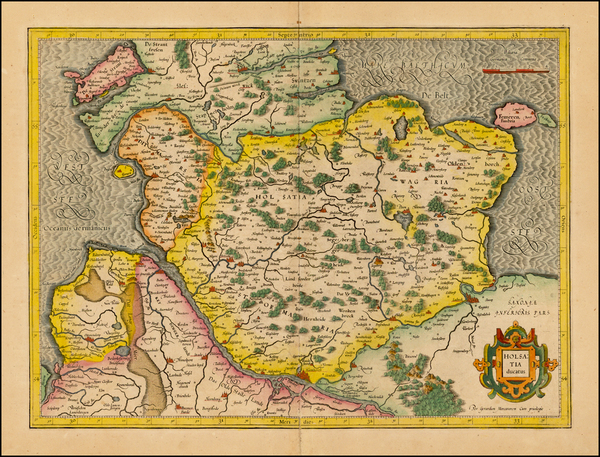 33-Germany Map By  Gerard Mercator