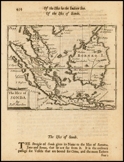 48-Indonesia Map By Robert Morden