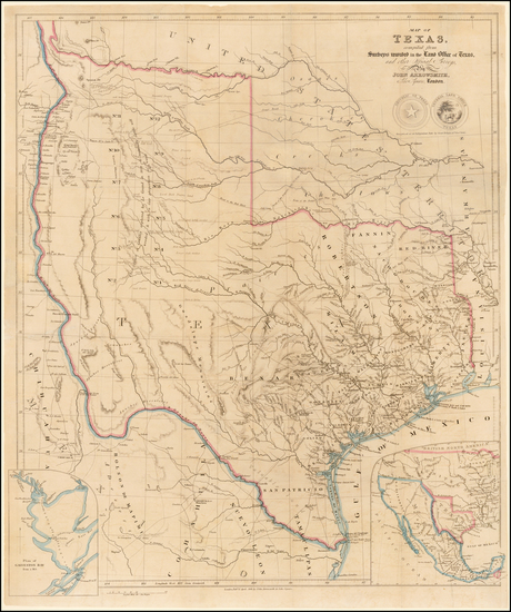 35-Texas and Southwest Map By John Arrowsmith