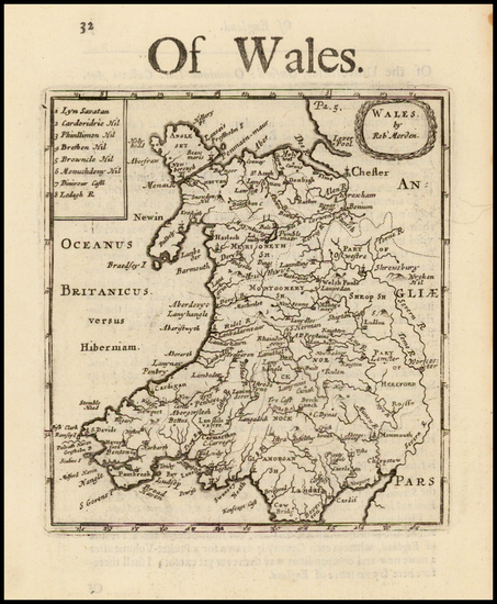 19-British Isles Map By Robert Morden