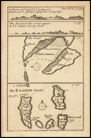 65-Southeast Asia, Philippines and Other Islands Map By William Dampier