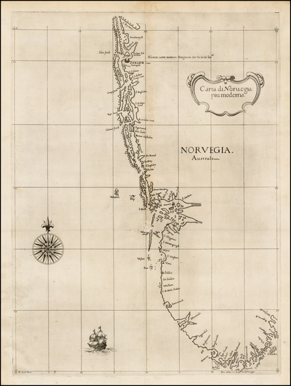 74-Scandinavia and Norway Map By Robert Dudley