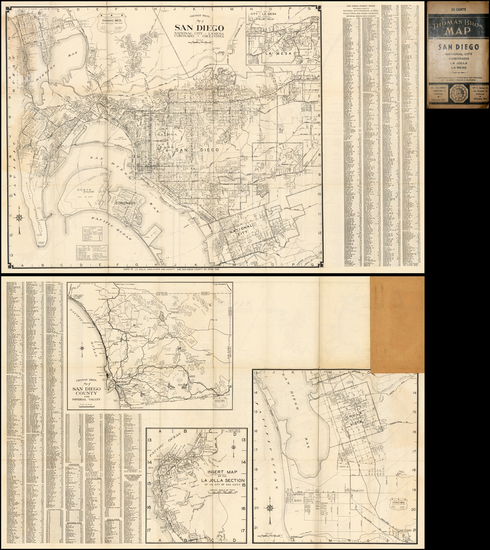 54-California Map By Thomas Brothers