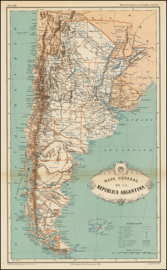 33-South America Map By Felix Lajouane