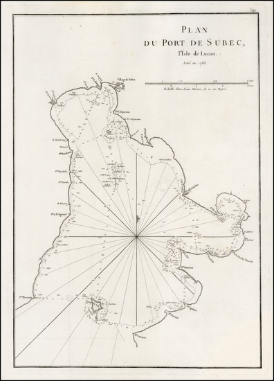 3-Philippines Map By Jean-Baptiste Nicolas Denis d'Après de Mannevillette