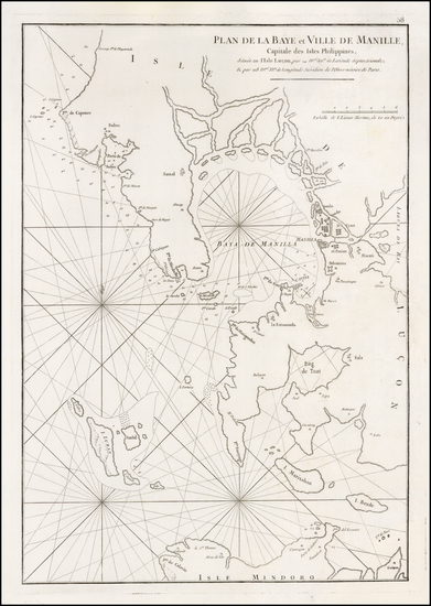 40-Philippines Map By Jean-Baptiste Nicolas Denis d'Après de Mannevillette