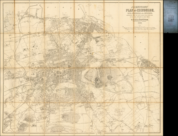 32-Scotland Map By W. & A.K. Johnston