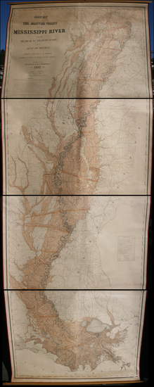 35-South, Midwest and Plains Map By Mississippi River Commission